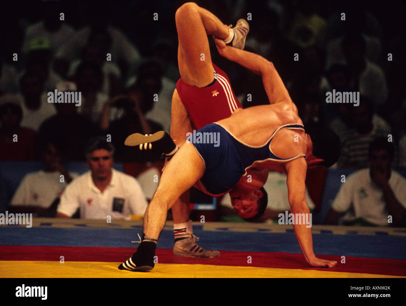 Lucha libre olímpica luchador Fotografía de stock Alamy