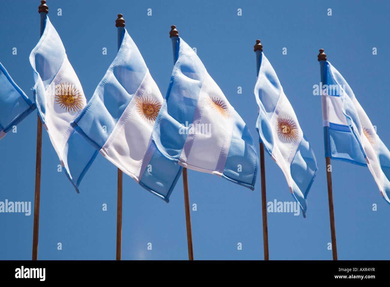 Flaggen, Argentina, banners Foto de stock