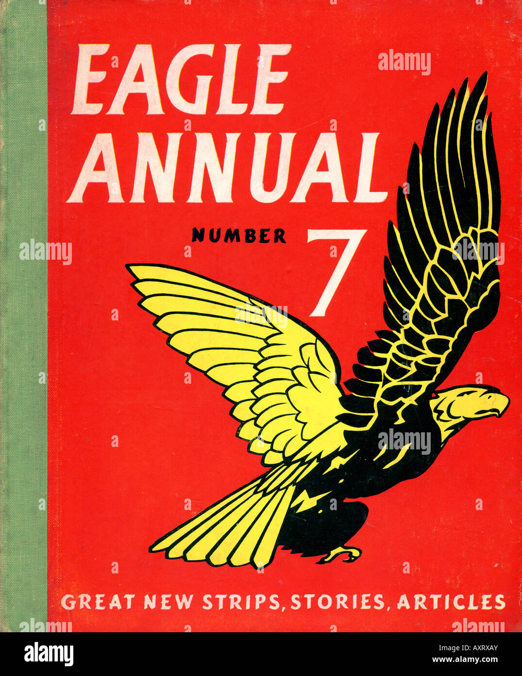 1950 1957 el número anual de cómic Eagle 7 SÓLO PARA USO EDITORIAL Foto de stock