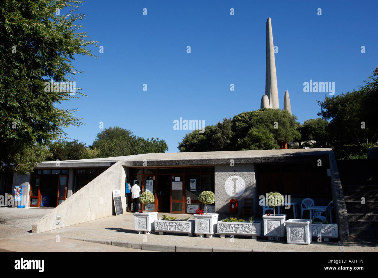 Idioma afrikaans monumento paarl provincia de Cabo Occidental, Sudáfrica Foto de stock