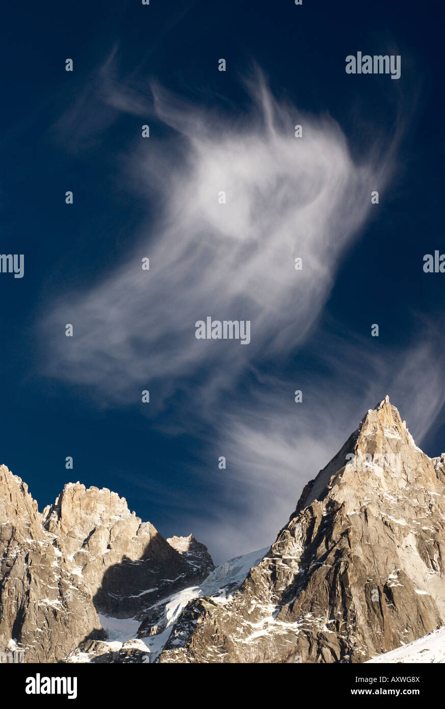 Agujas de Chamonix la Aiguille du Grépon (3482m) y la Aiguille de