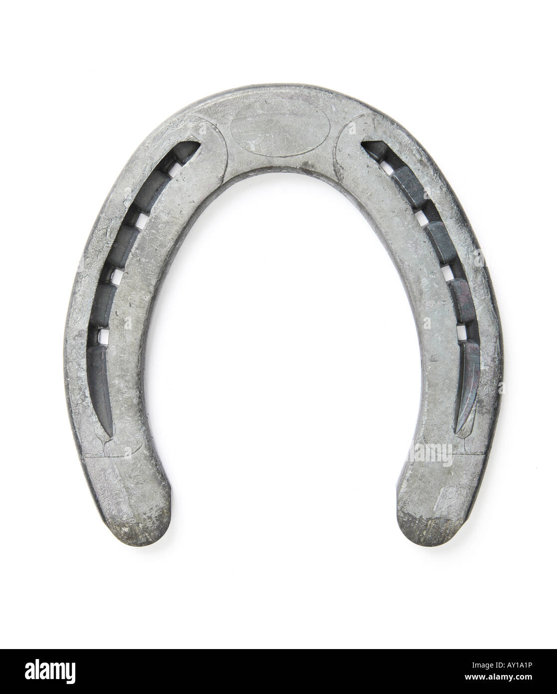 Lucky horseshoe aislado sobre fondo blanco Filmada en estudio con un 21 1 megapíxeles de cámara Foto de stock