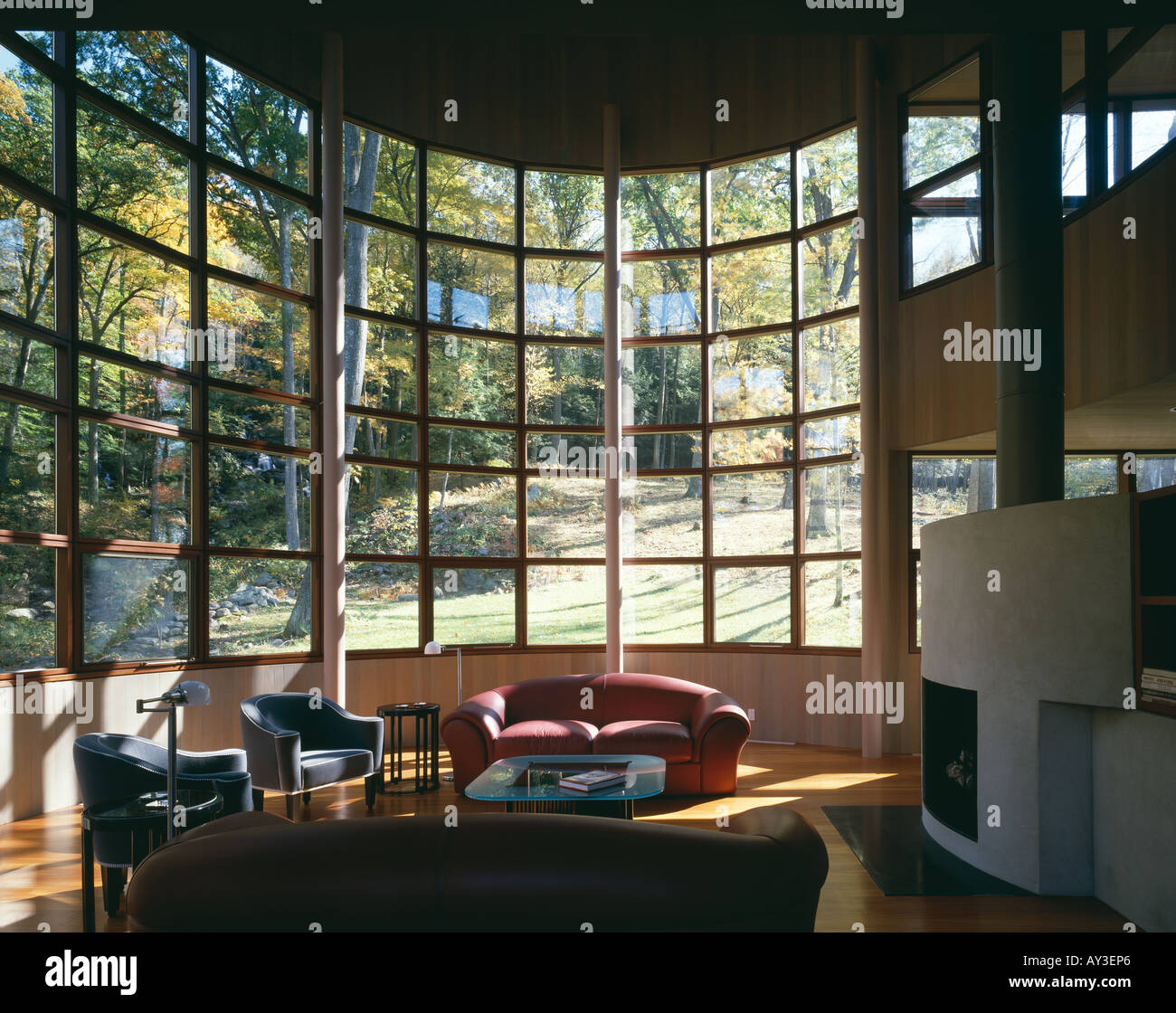 Casa Garey, Kent, Connecticut, en 1986. Arquitecto Gwathmey Siegel