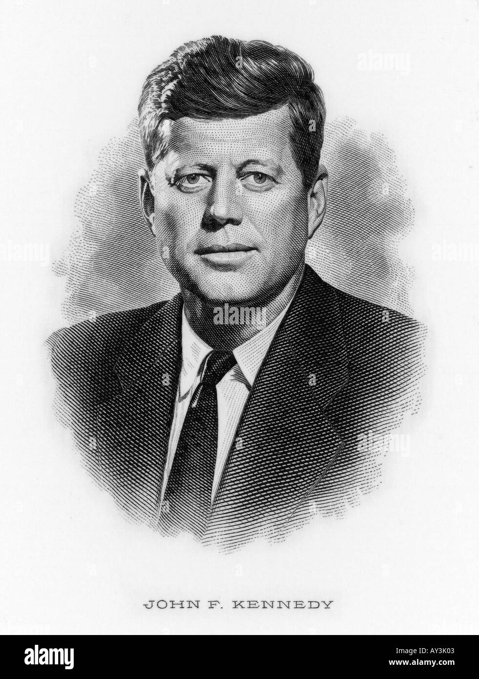 John Fitzgerald Kennedy Foto de stock