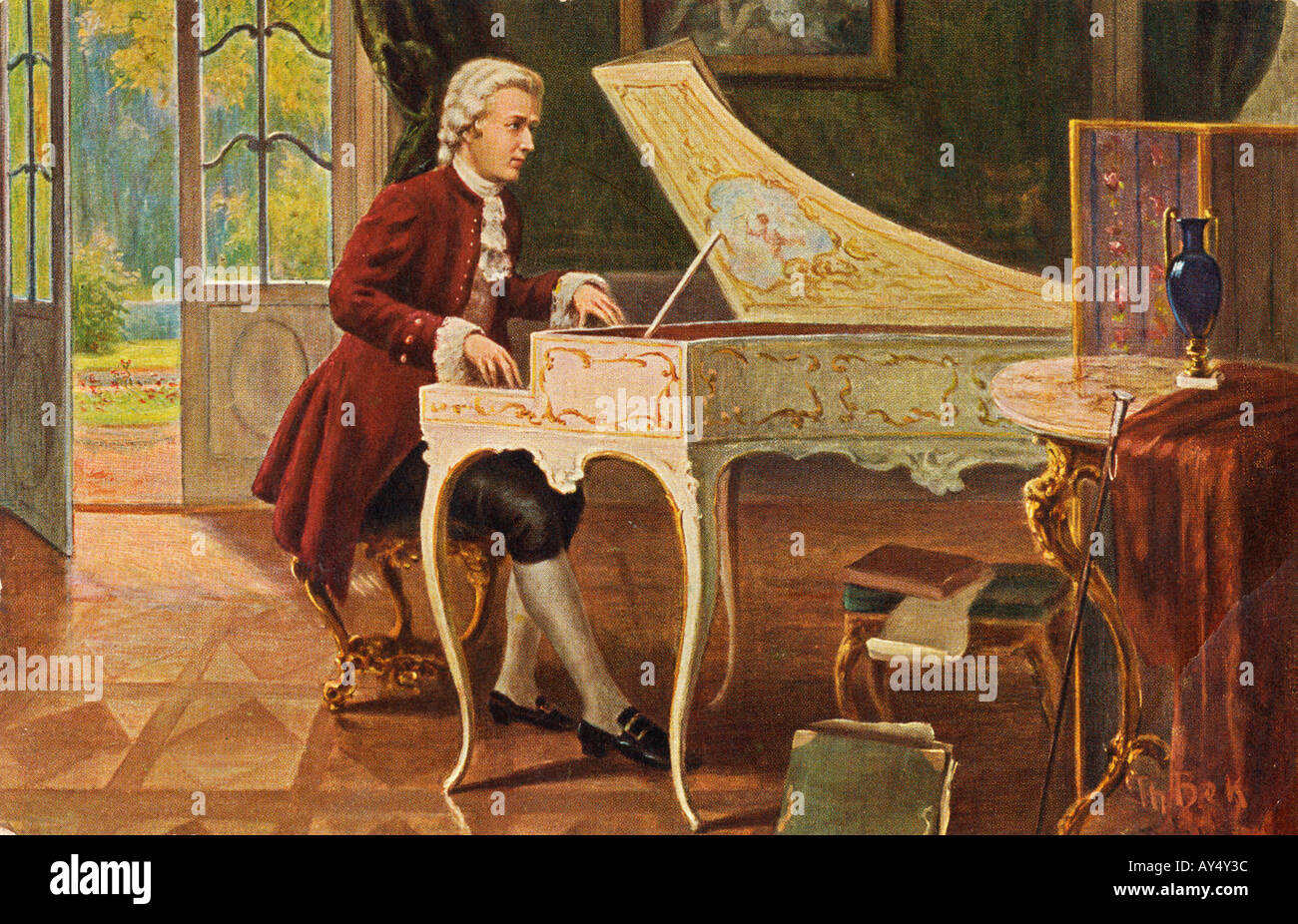 Wolfgang Amadeus Mozart Fotografía de stock - Alamy