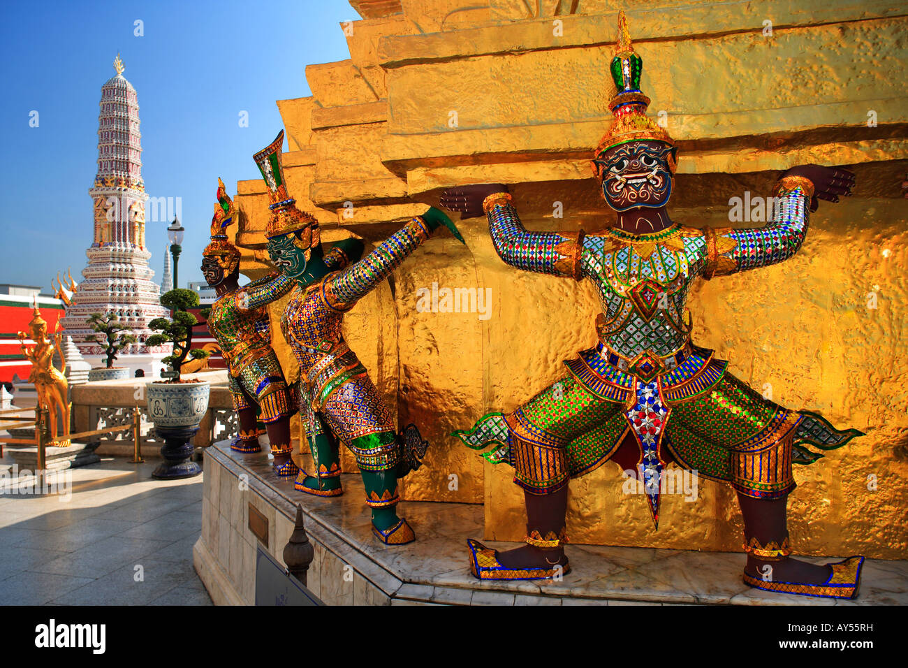 Gran Palacio Real en Bangkok, Tailandia Foto de stock