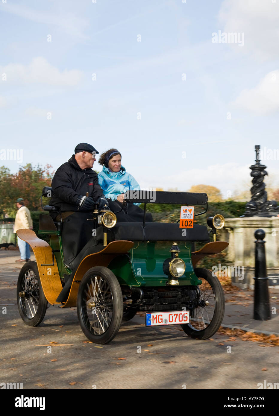 London to Brighton Veteran Car Run 2007 Foto de stock