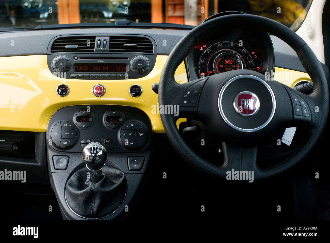 Fiat 500 (2008)  Impresiones del interior 