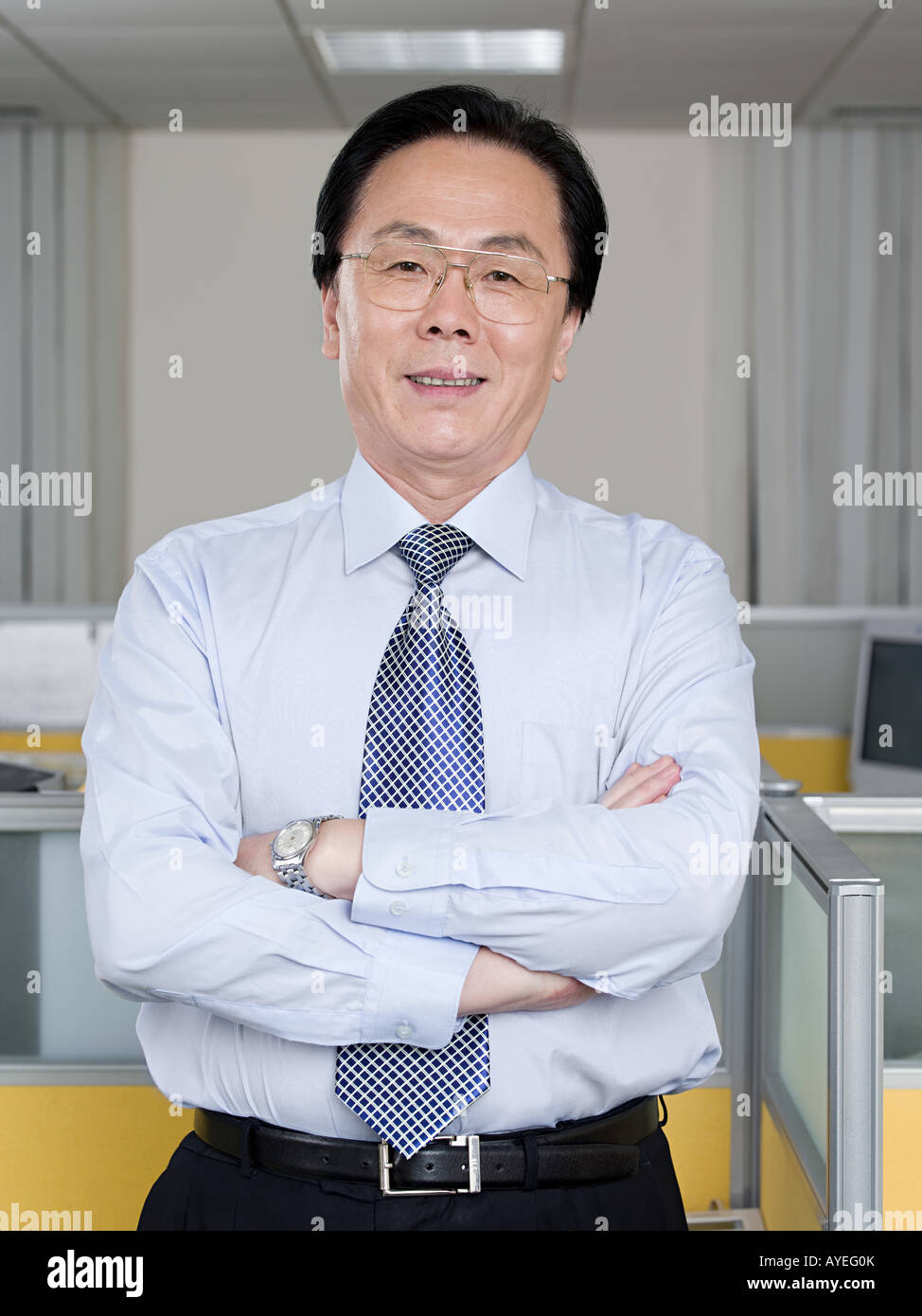 Retrato de un hombre de negocios Foto de stock
