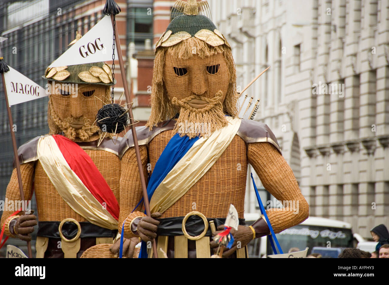 Gog y magog los gigantes de la ciudad fotografías e imágenes de alta