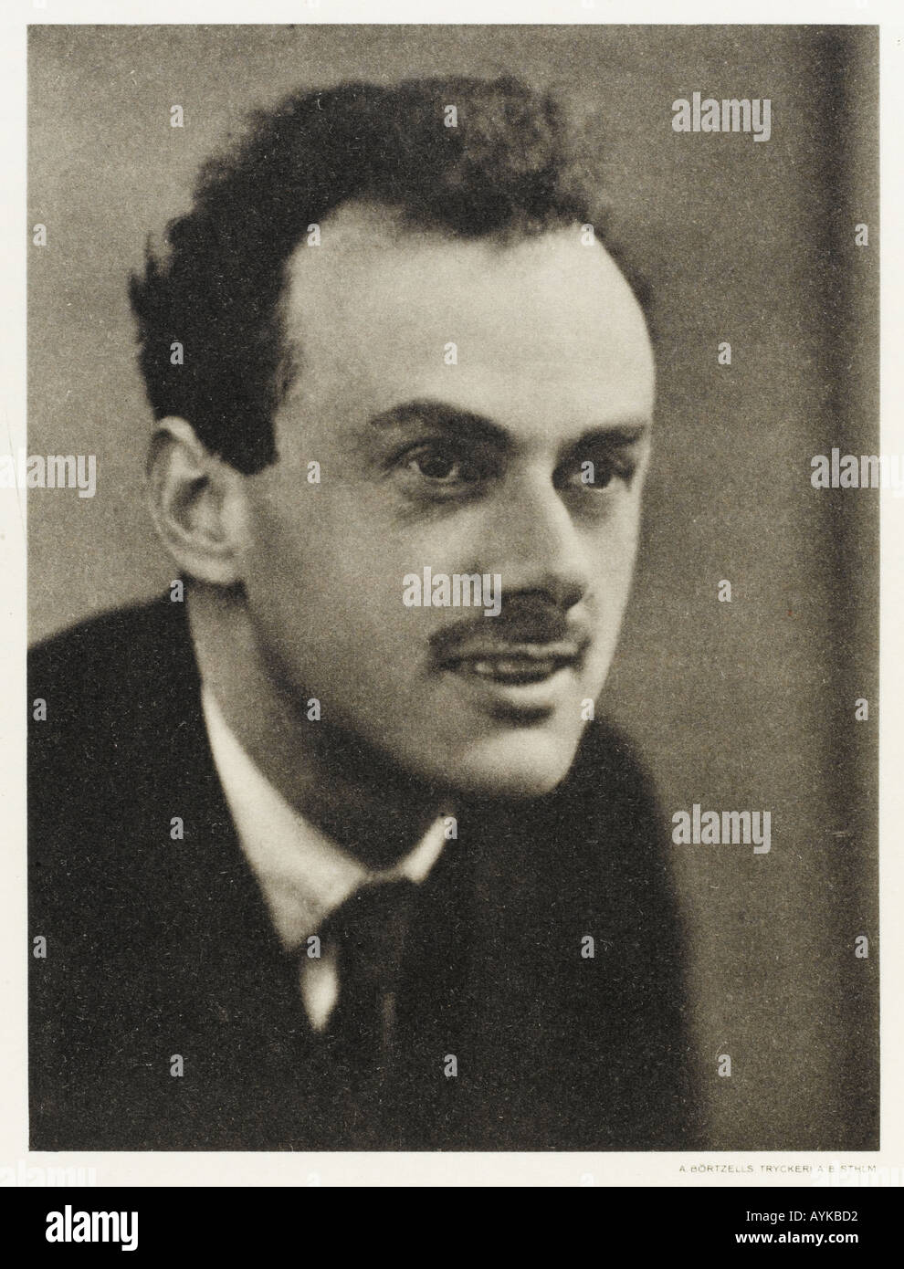 Paul Dirac Nobel 1933 Foto de stock