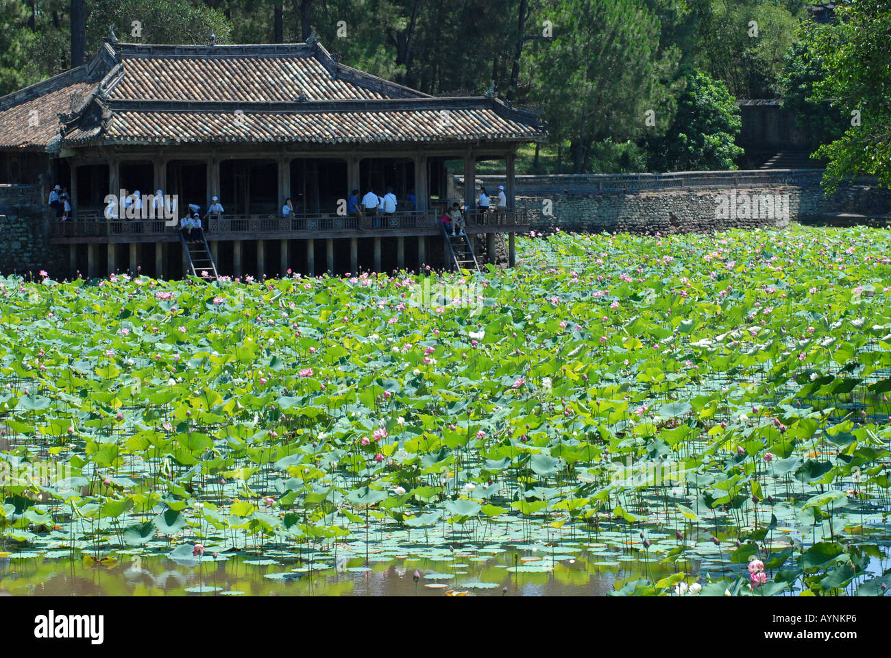 Las Tumbas Reales cerca de la ciudad de Hué Vietnam Central es el Xung
