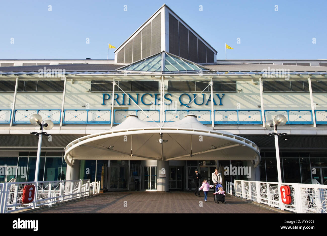 El centro comercial de Princes Quay Hull, East Yorkshire, Inglaterra Foto de stock
