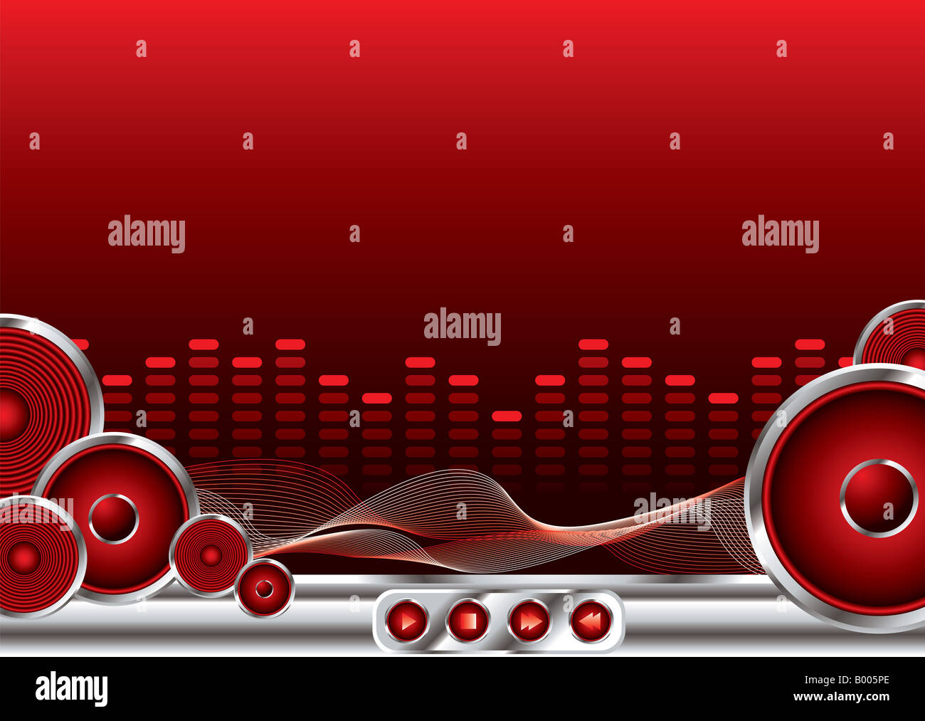 Música de fondo abstracto en rojo y negro con espacio de copia Fotografía de  stock - Alamy