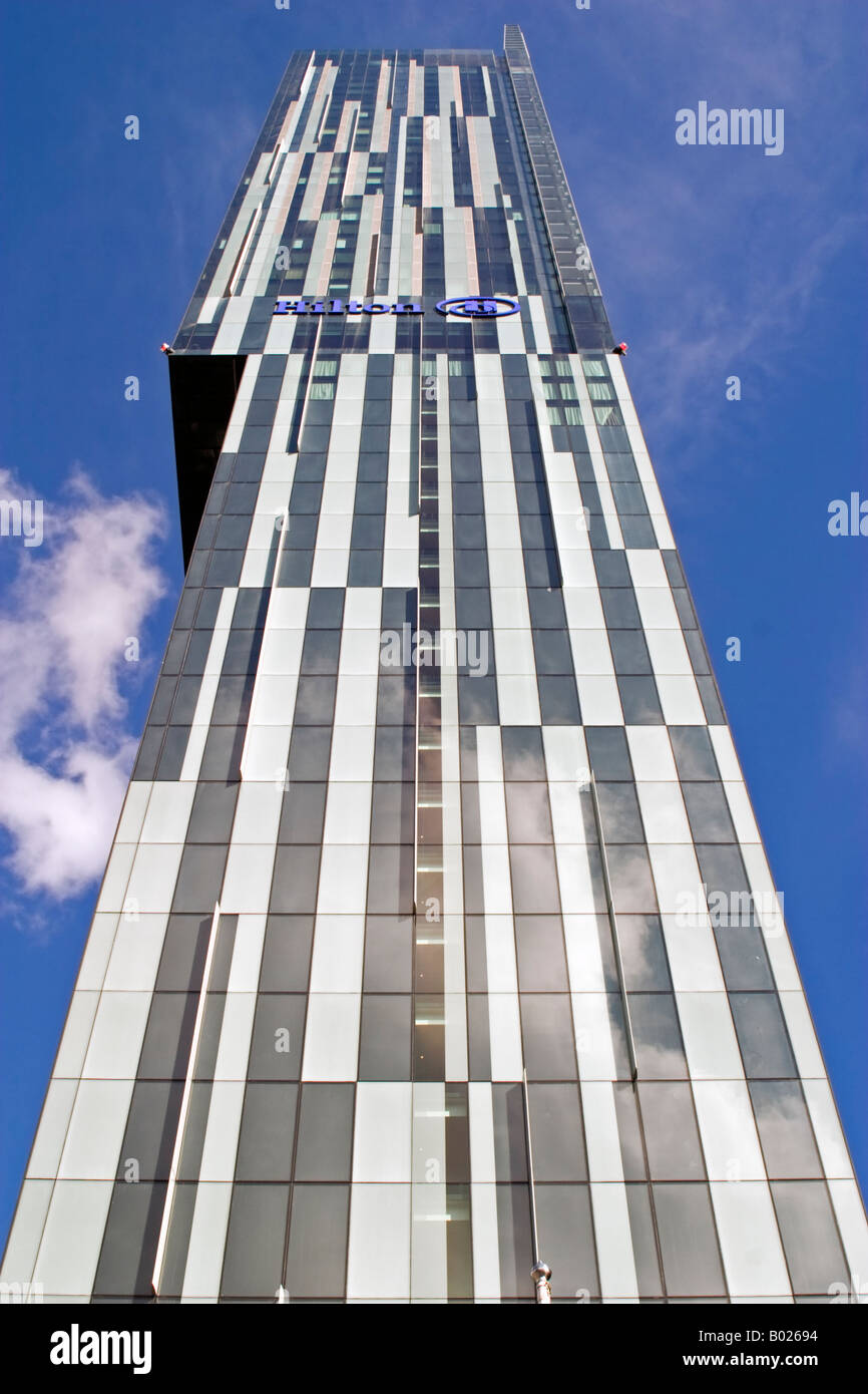 Beetham Tower AKA Hilton Manchester Foto de stock