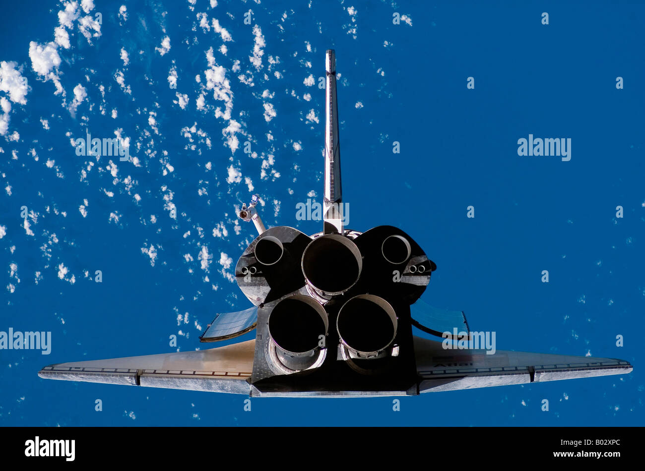 Transbordador Espacial Atlantis Foto de stock