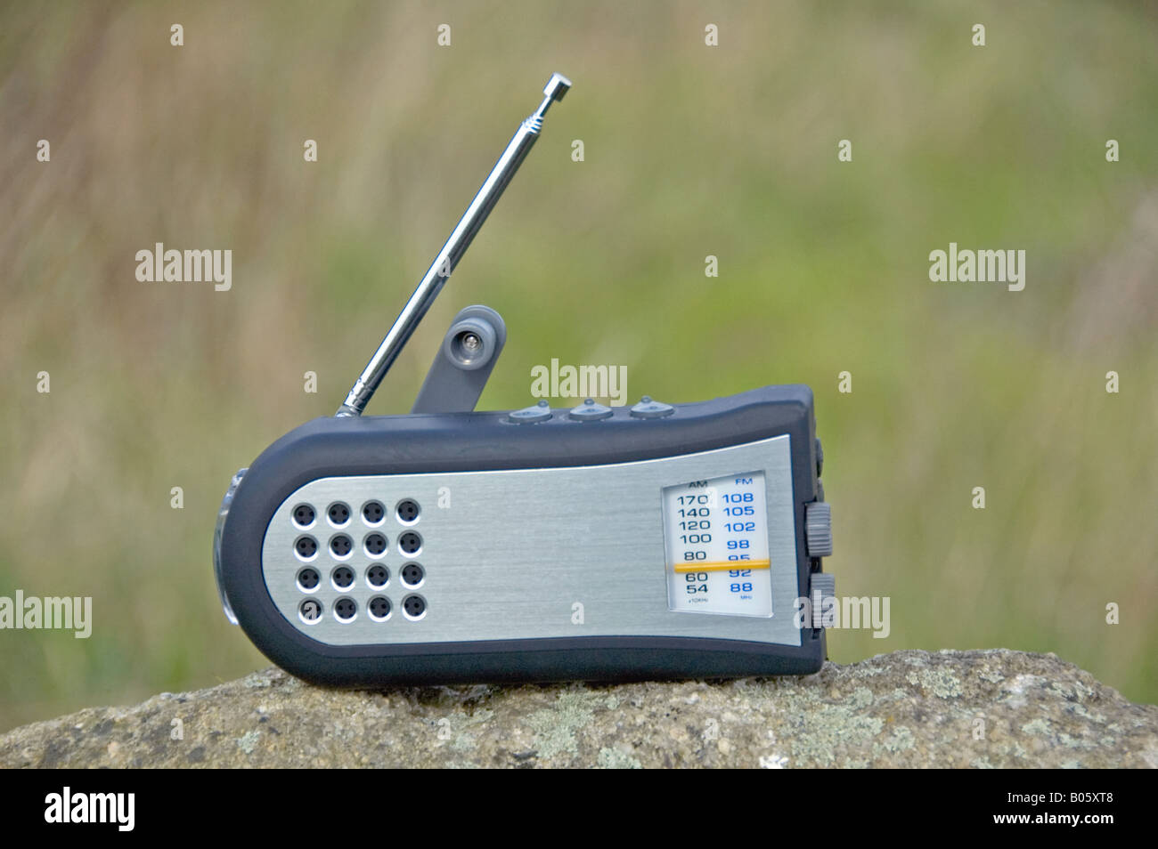 Mini AM FM radio portátil de Viento Solar Radio Radio recargables