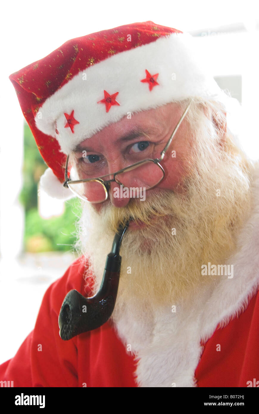 Santa Claus San Nicolás Nick real de Navidad Foto de stock