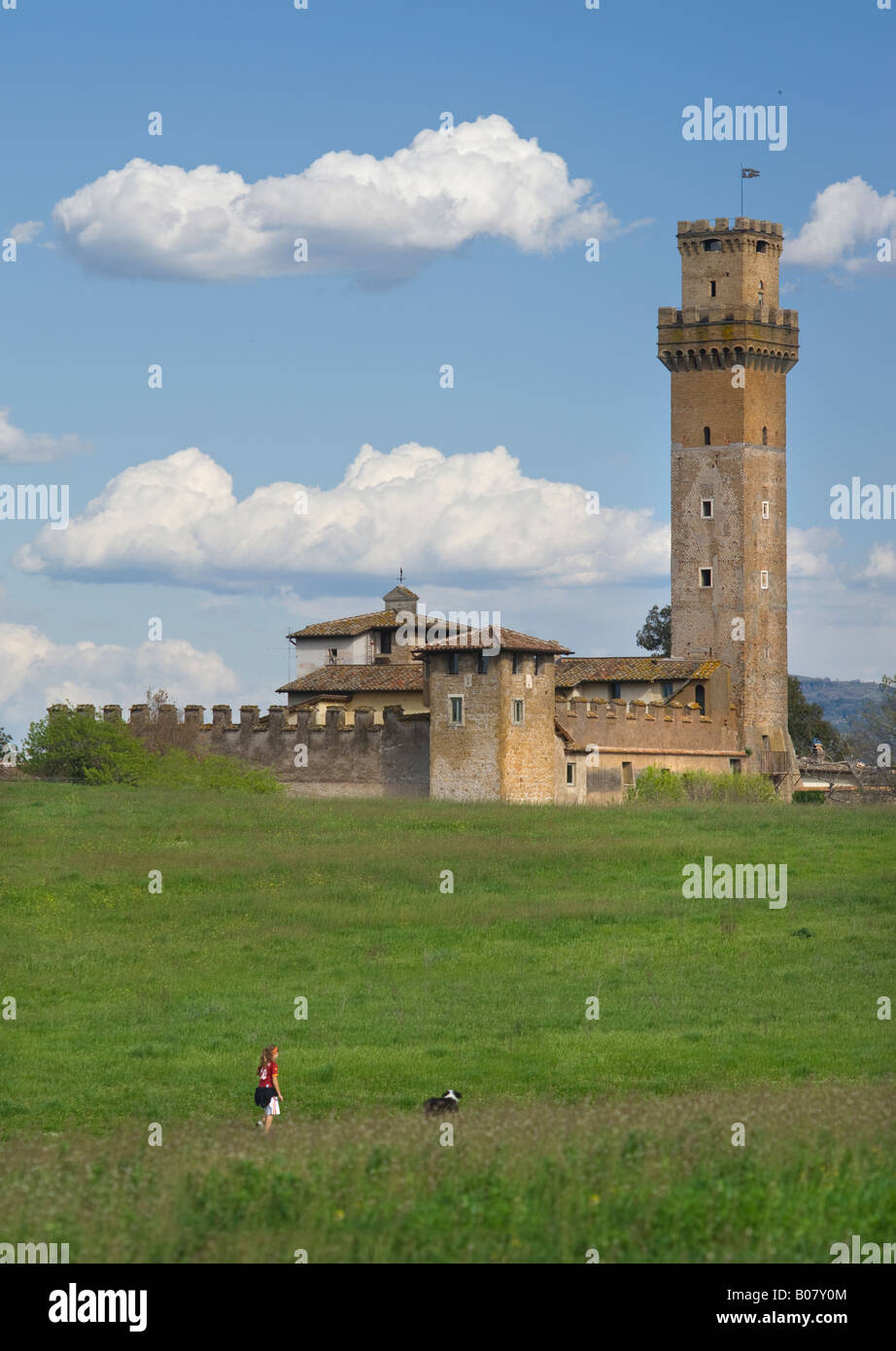 Italy rome called cecchignola castle fotografías e imágenes de alta