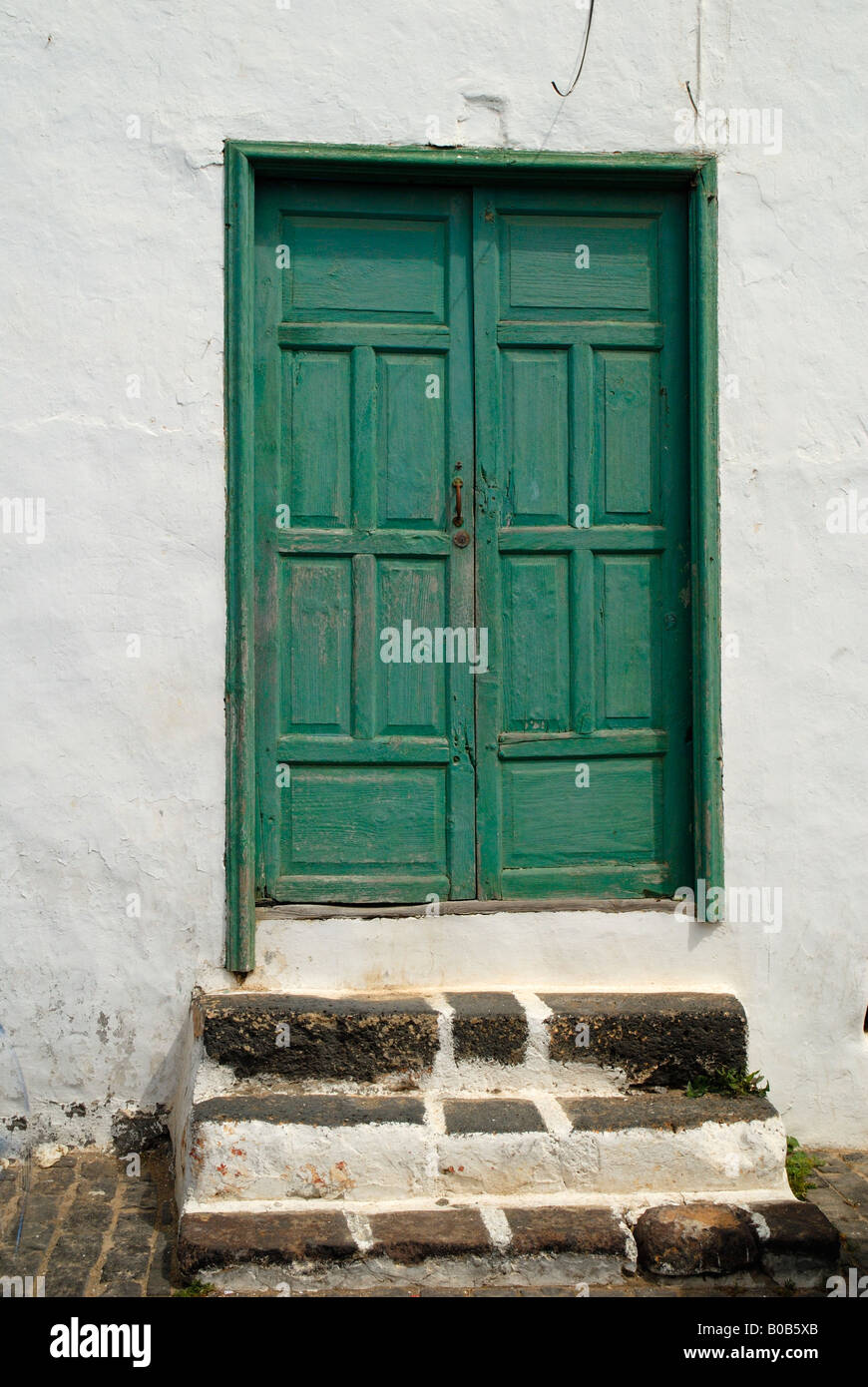 Puerta Verde en Teguise, en la isla de Lanzarote, en las Islas Canarias,  España Fotografía de stock - Alamy