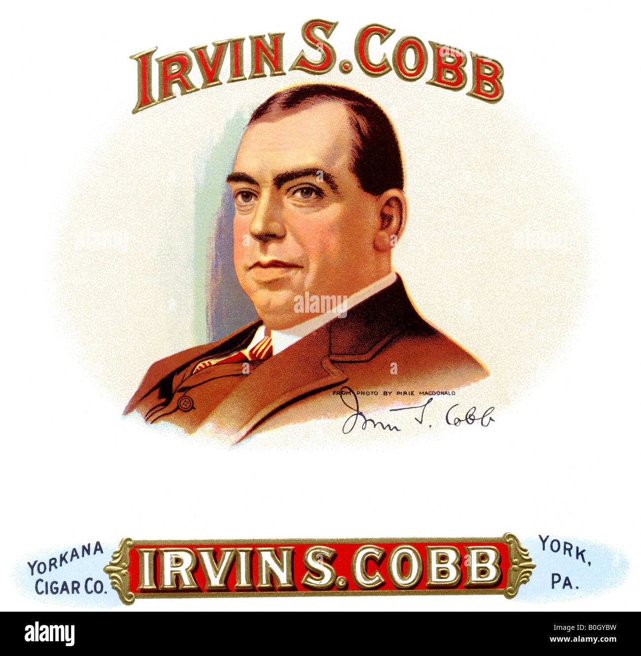 Irvin S. Cobb Foto de stock