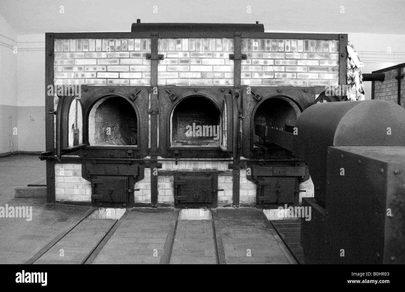 Los hornos crematorios del campo de concentración nazi de Buchenwald cerca  de Weimar en Alemania Fotografía de stock - Alamy