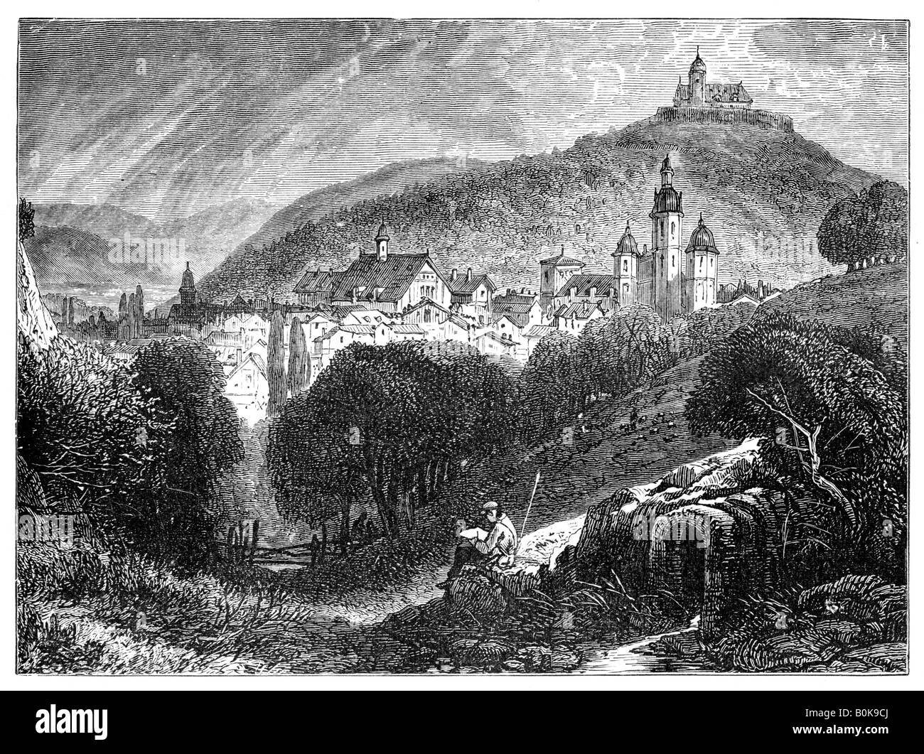 Coburg, Baviera, Alemania, 1900. Artista: Desconocido Foto de stock
