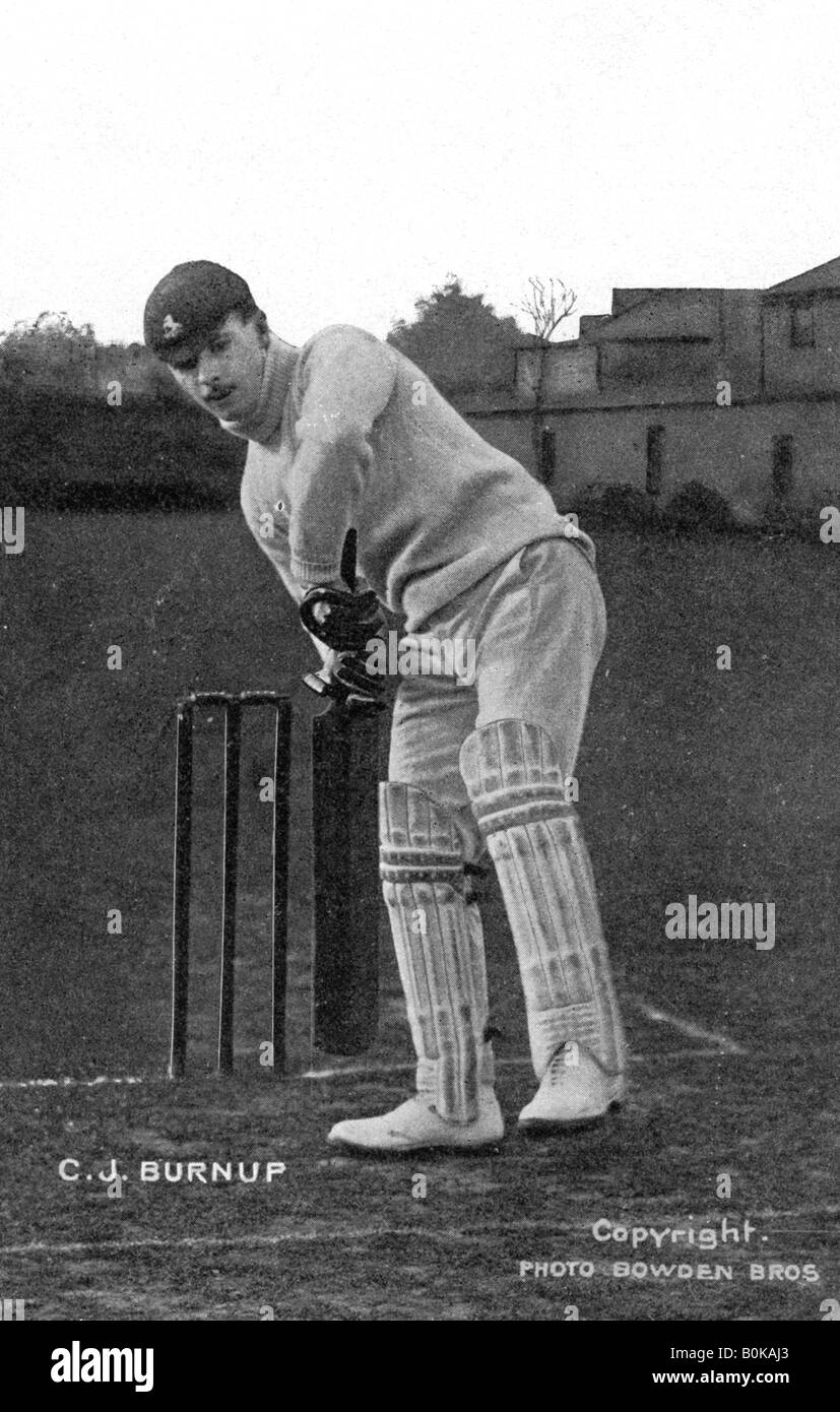 James Cuthbert quemado (1875-1960), futbolista amateur y cricketer, de principios del siglo XX: Bowden.Artista Bros. Foto de stock