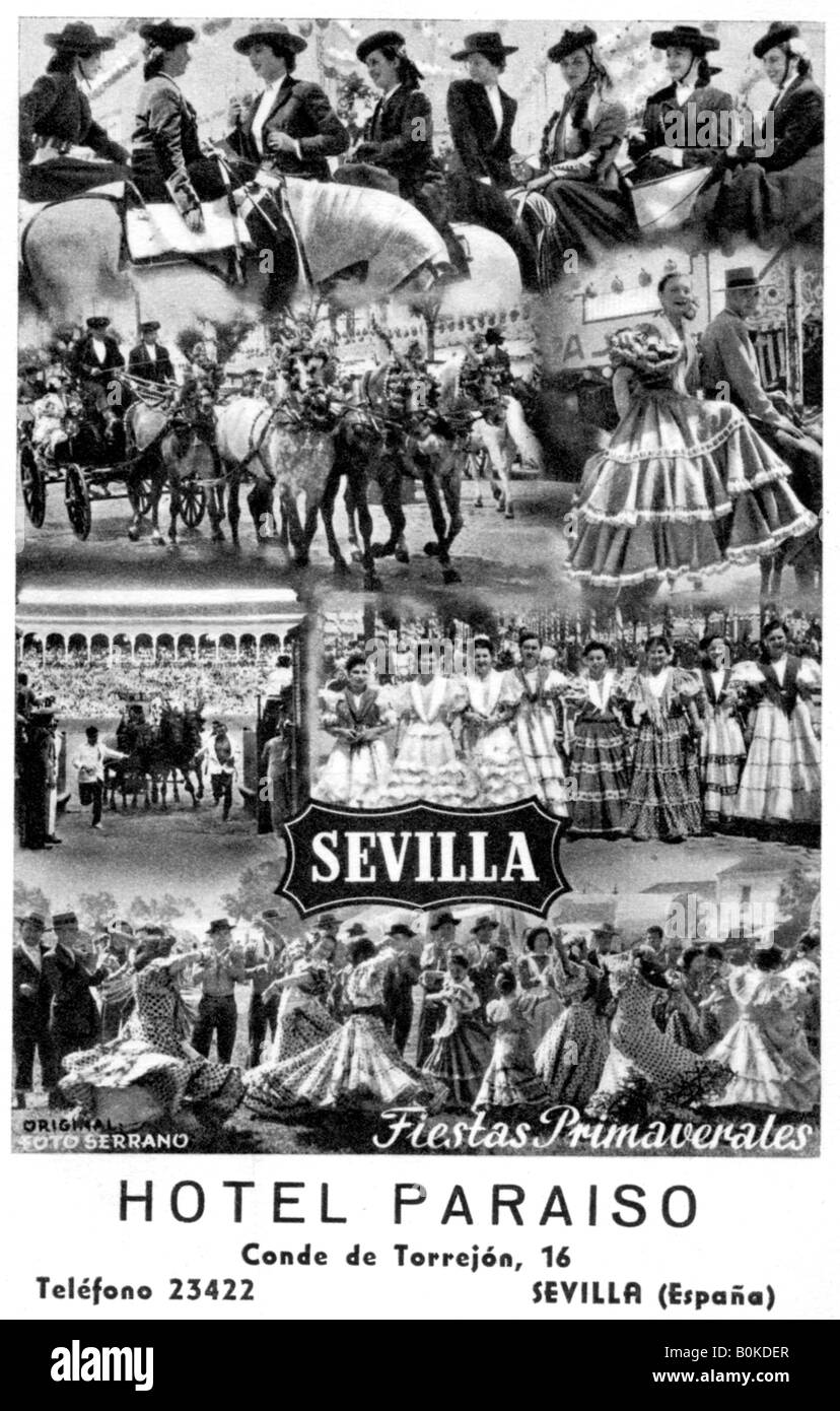 Hotel Paraiso, Sevilla, España, del siglo XX. Artista Desconocido