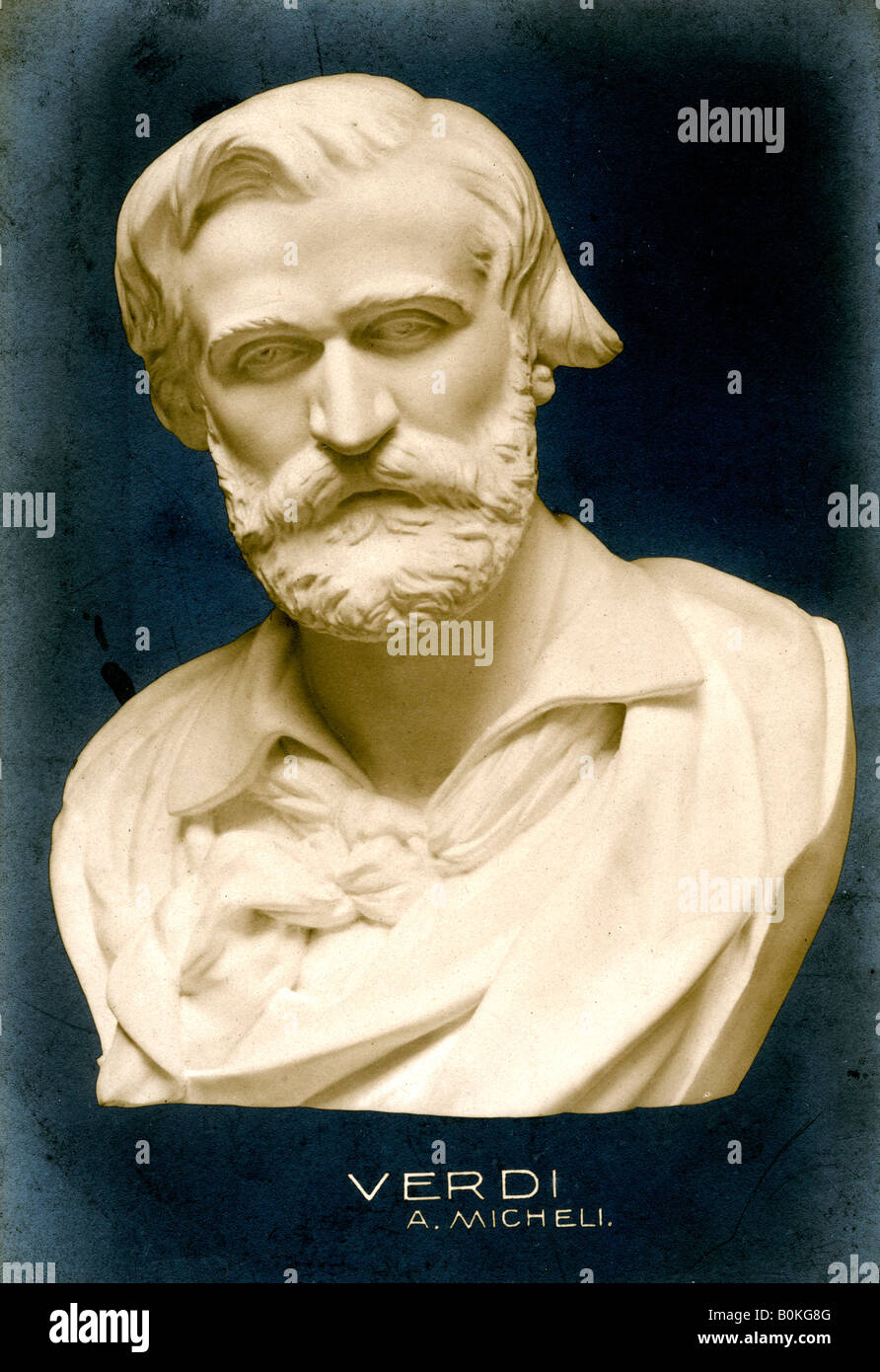 Giuseppe Verdi (1813-1901), compositor italiano, 1909. Artista: Desconocido Foto de stock