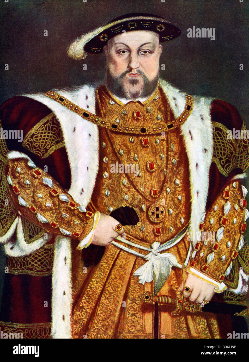 "El rey Enrique VIII', C1538-1547, (c1900-1920). Artista: Desconocido Foto de stock