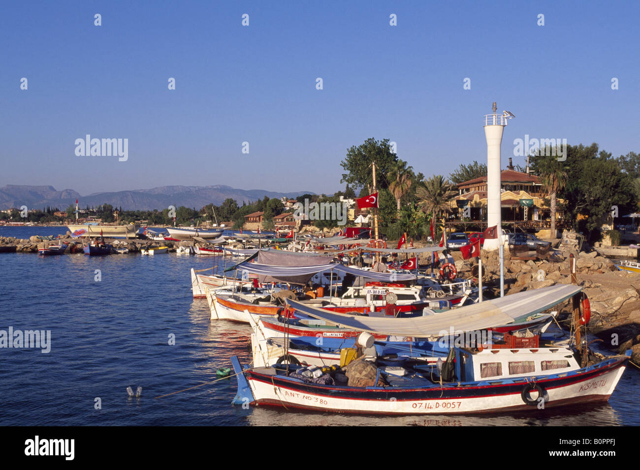 Hafen von lado Türkische Riviera Türkei Foto de stock