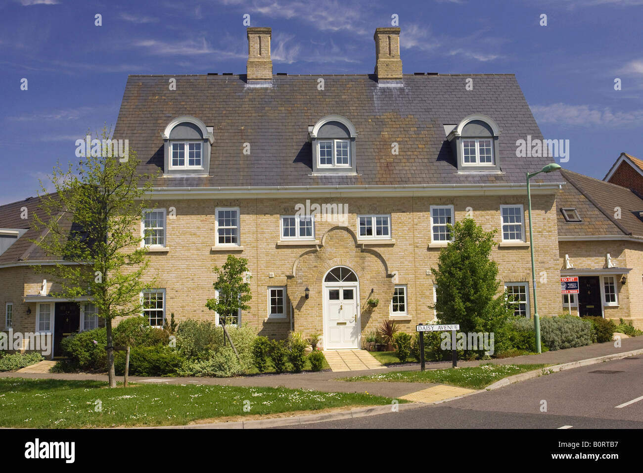 Casa en Avenida newbuilt Daisy en Bury St Edmunds en Suffolk UK Foto de stock