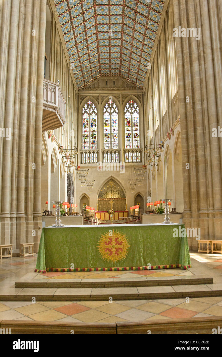 Altar de San James / St Edmundsbury Catedral de Bury St Edmunds, Suffolk, Reino Unido Foto de stock