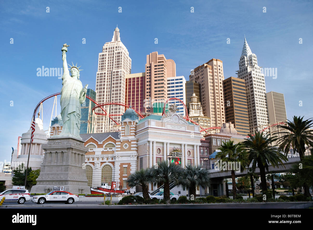 Vista de Nueva York New York Hotel Casino en Las Vegas, Nevada, EE.UU  Fotografía de stock - Alamy