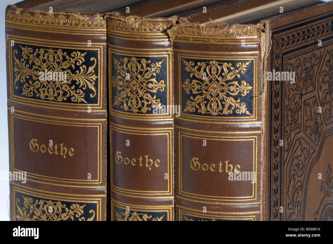 Edición de libros clásicos, Goethe Foto de stock