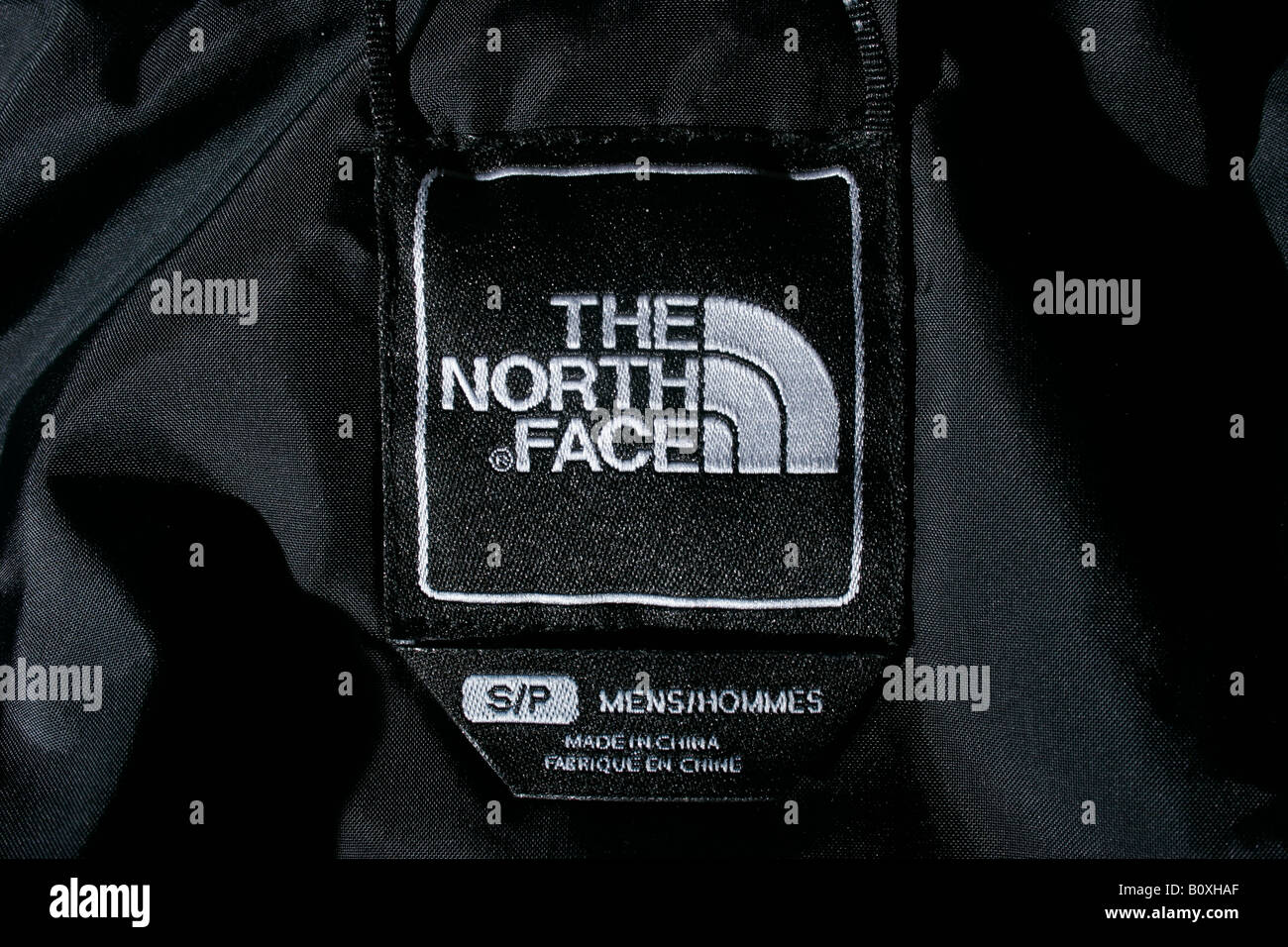Chaqueta de invierno de North Face Hyvent tecnología fabricados en China  Fotografía de stock - Alamy