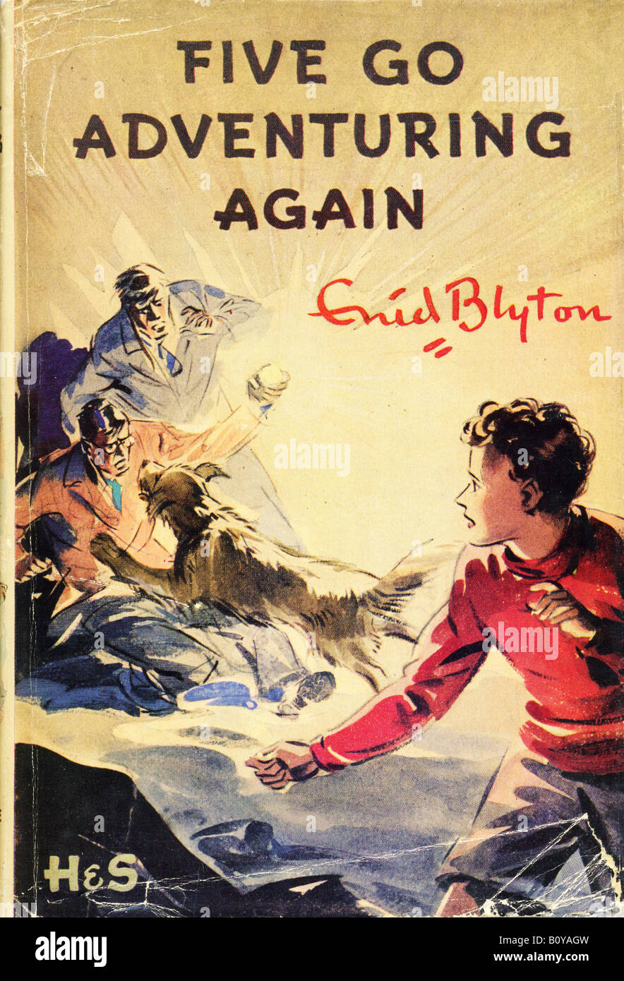 Enid Blyton el famoso cinco libros cinco vaya aventuras de nuevo SÓLO PARA USO EDITORIAL Foto de stock