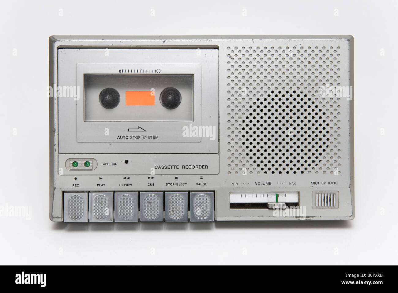 Grabadora de cassette portátiles antiguos Fotografía de stock - Alamy