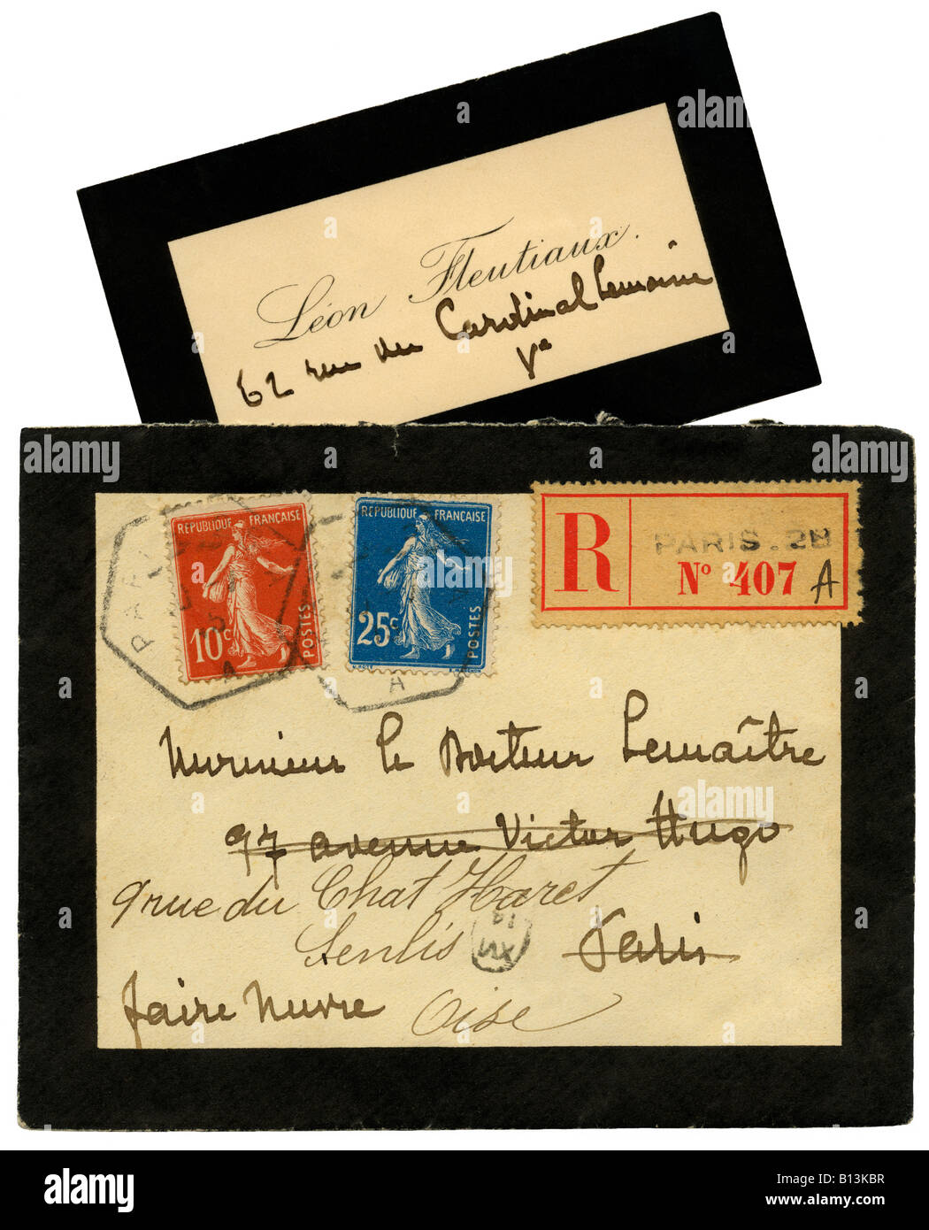 Carta De Luto Fotos e Imágenes de stock Alamy