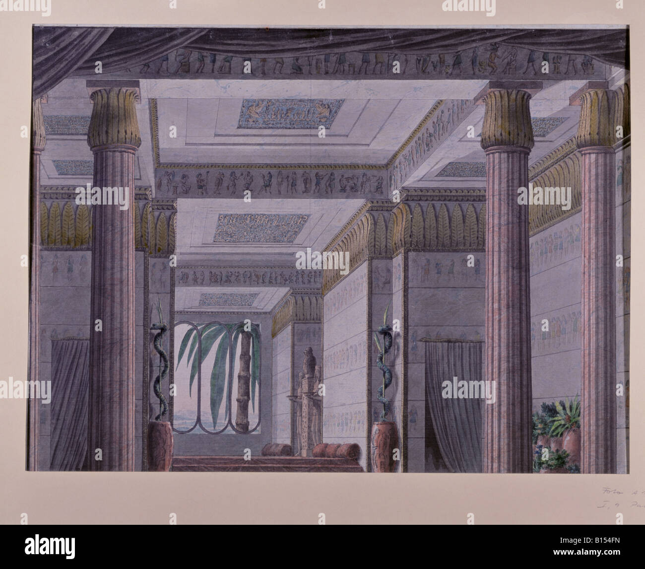 Bellas artes, Quaglio, Simon (1795 - 1878), etapa diseño 'Palast des  Sarastro' (El Palacio de Zoroastro), para "La Flauta Mágica", de Wolfgang  Amadeus Mozart, litografía, coloreado, Alemania, circa 1818 / 1820, Museo