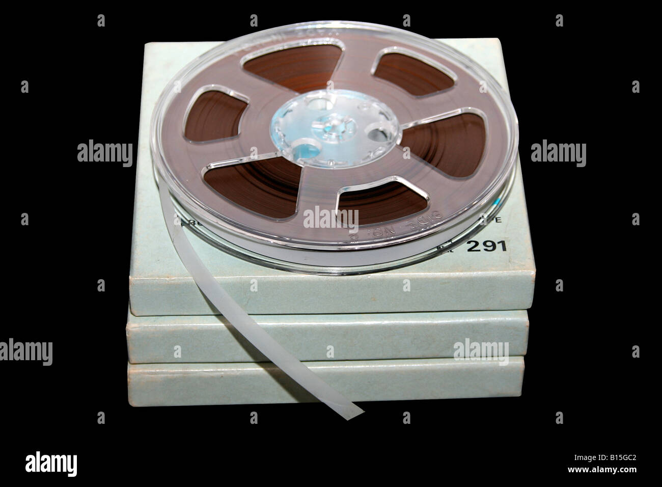 Carrete de cinta desde 1970 carrete a otro equipo de cinta Fotografía de  stock - Alamy