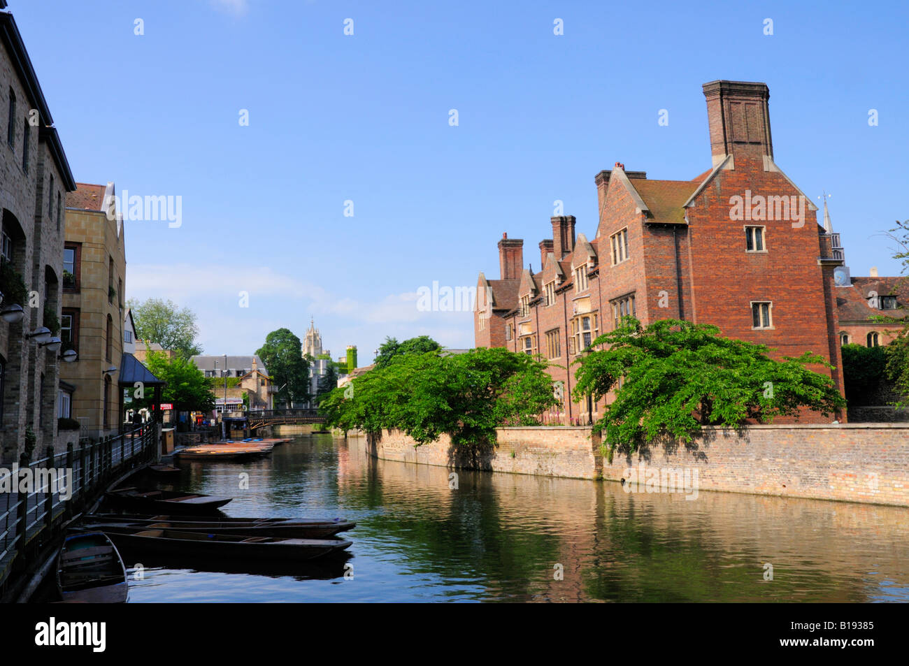 Magdalene College de Cambridge Inglaterra Foto de stock