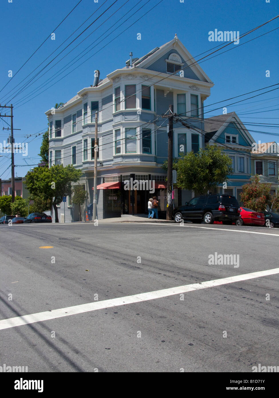 Edificio victoriano de Potrero Hill, San Francisco, California, EE.UU. Foto de stock