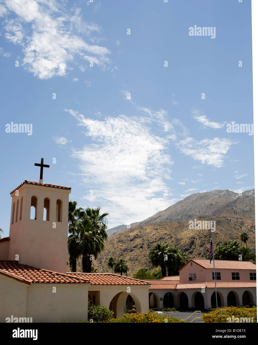 Palm Springs, California Iglesia Foto de stock
