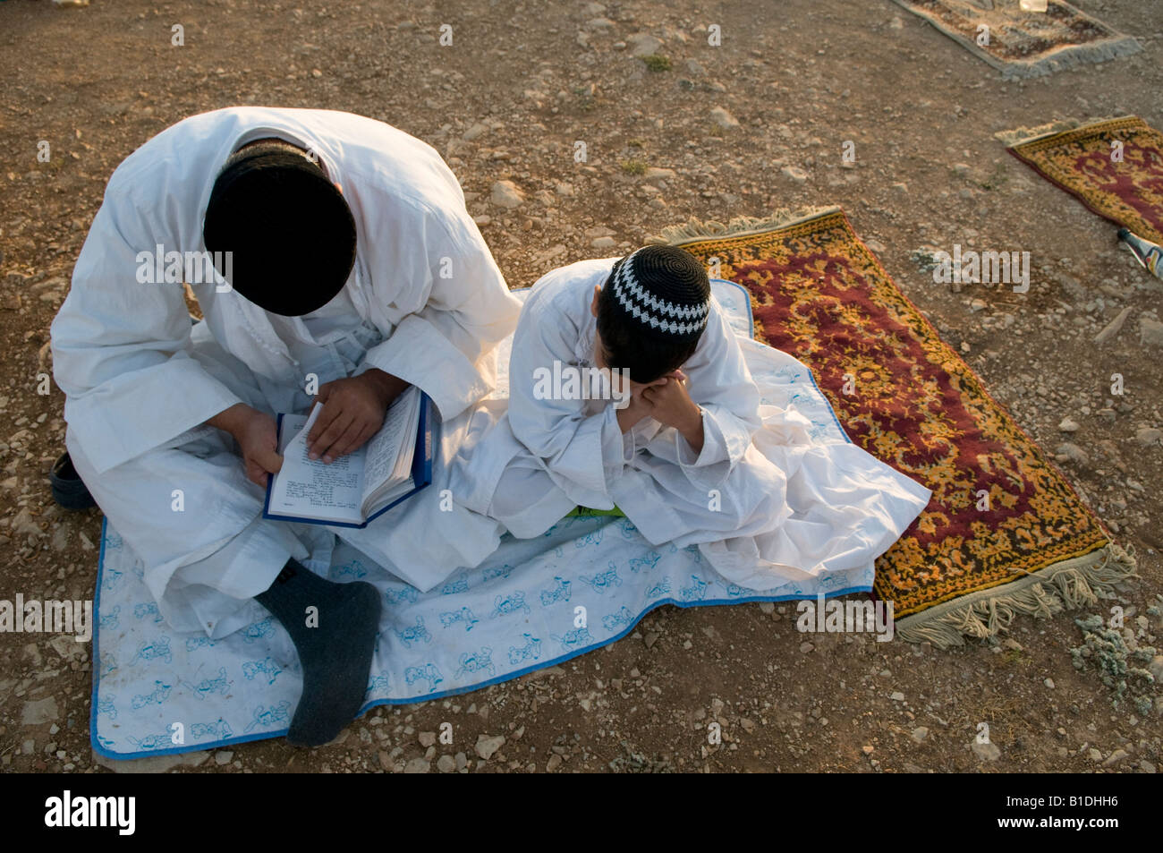 Los miembros de la secta samaritana con antiguas raíces en el Judaísmo