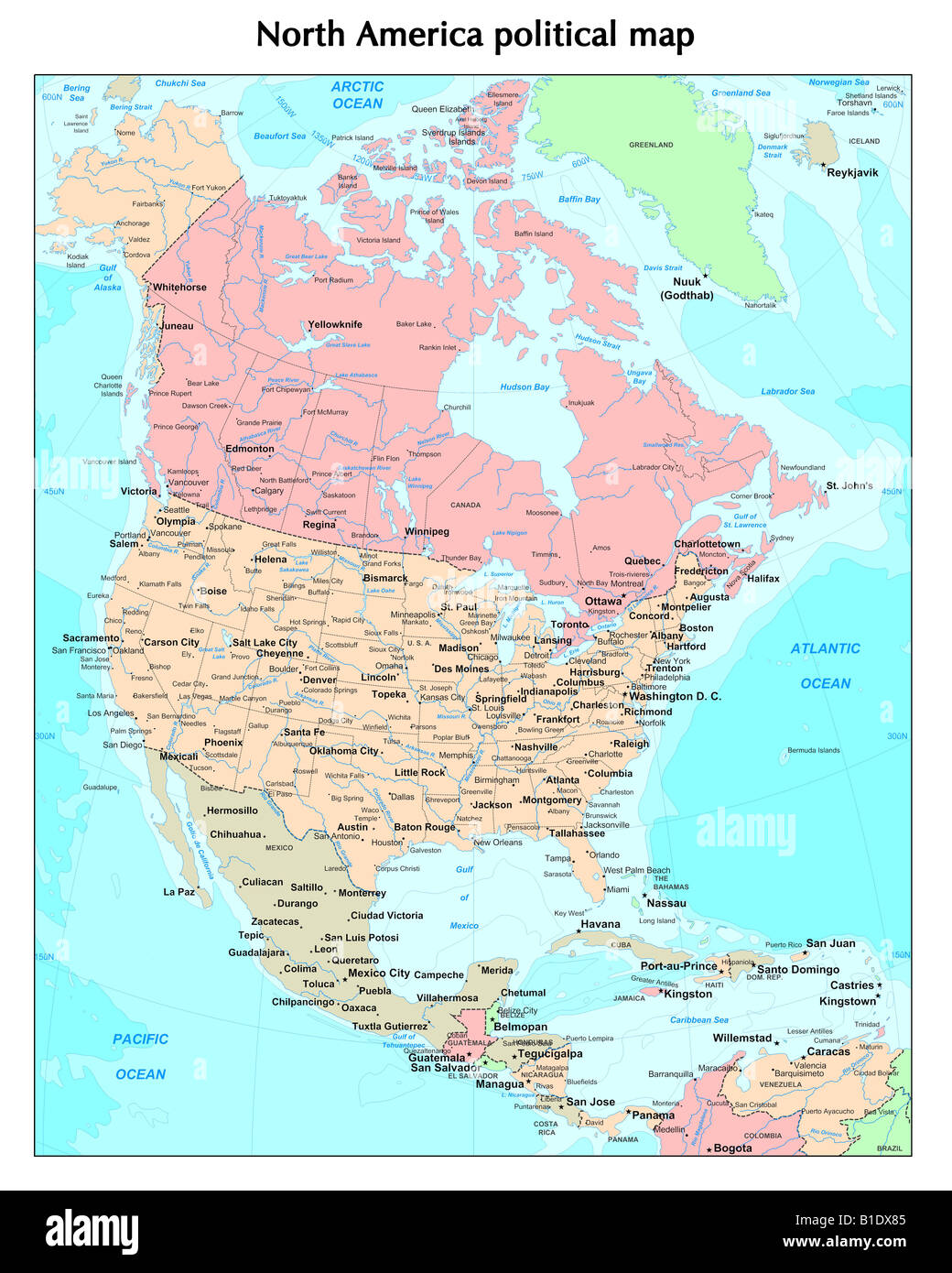 Mapa político de américa del norte fotografías e imágenes de alta resolución - Alamy Mapa político de américa del norte fotografías e imágenes de alta resolución - Alamy