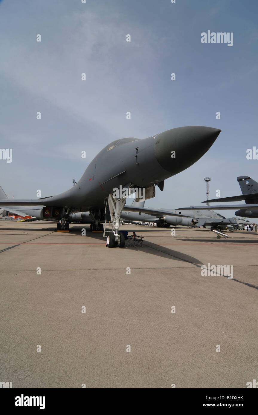 El B-1B Lancer bombardero nuclear estratégica Foto de stock