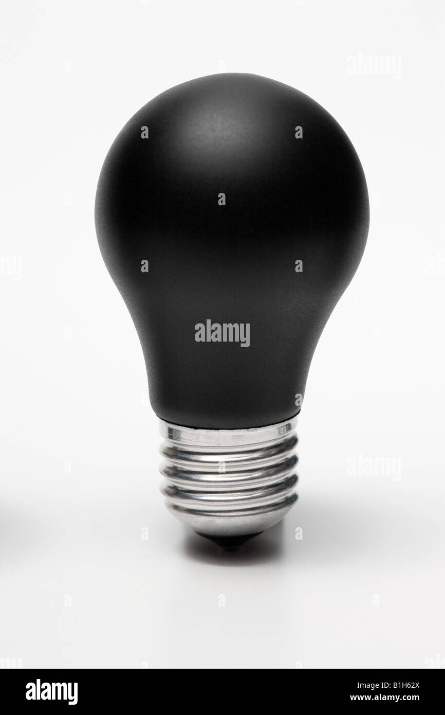 Foco de luz negra Fotografía de stock - Alamy