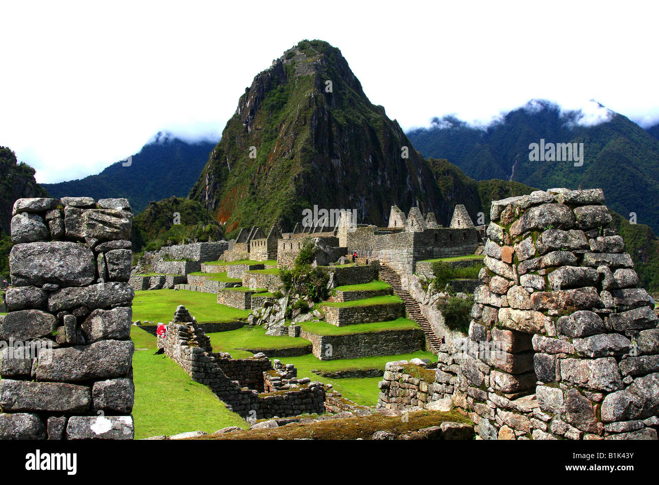 Una de las maravillas del mundo Machu Picchu Foto de stock